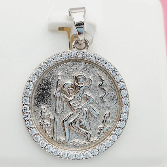 - 925 Sterling Silver Cubic Zirconia Pendant, U19254509 - Picture 9 of 11